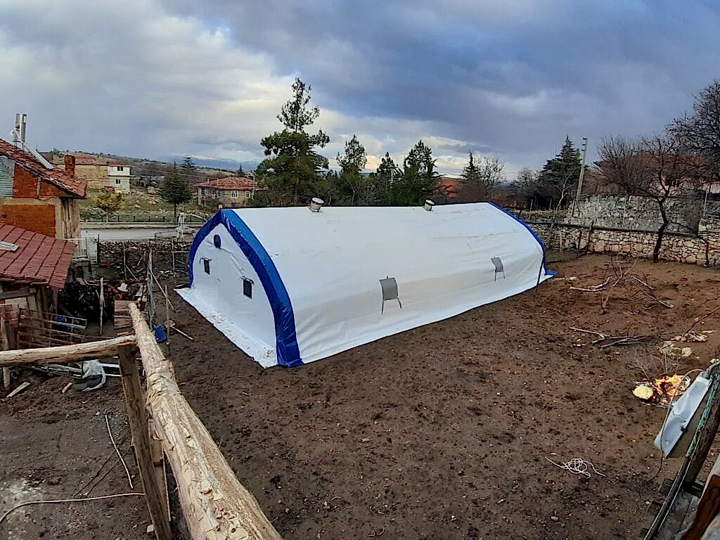 750 Tavukluk Hazır  Kümes Çadırı %20 İndirimli Fiyat