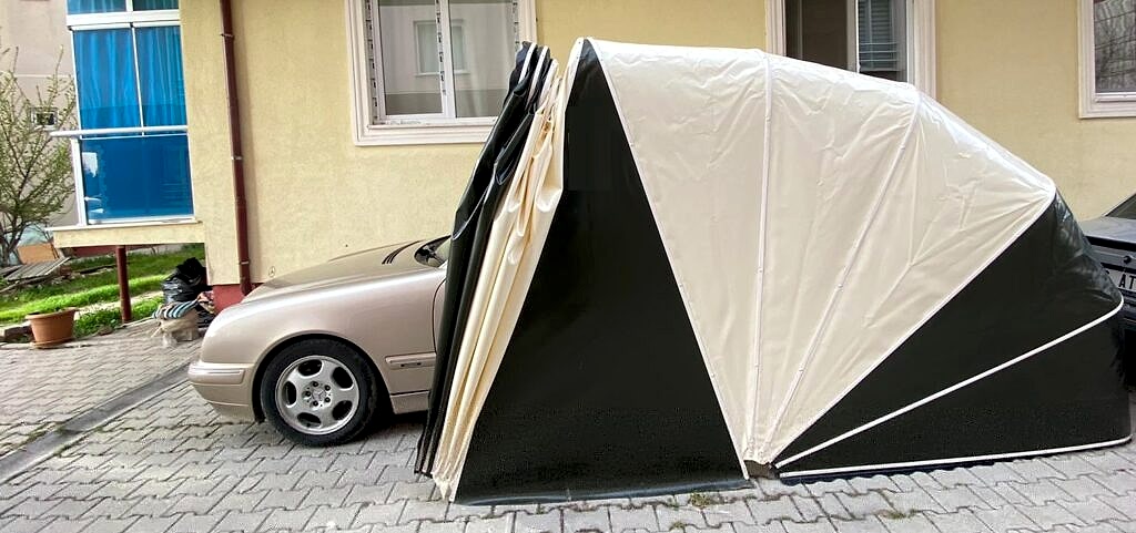 Katlanır Otomobil Çadırı Portatif Branda