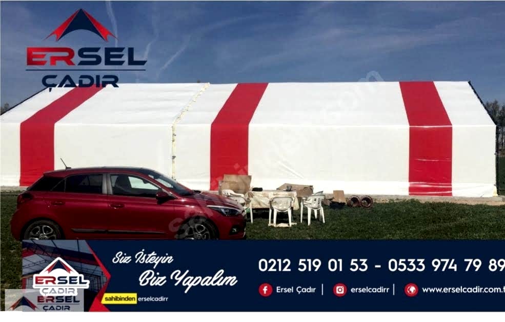 Kaz Çadırı 7×25 175m2 Uygun Fiyat