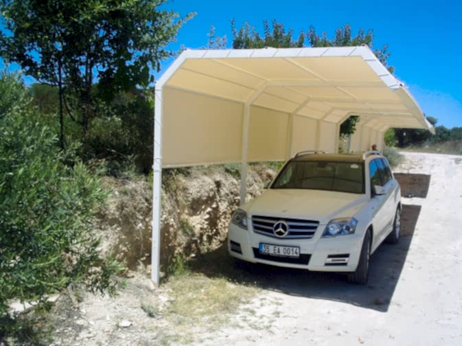 Sabit Tente Araç Gölgeliği Çadırı